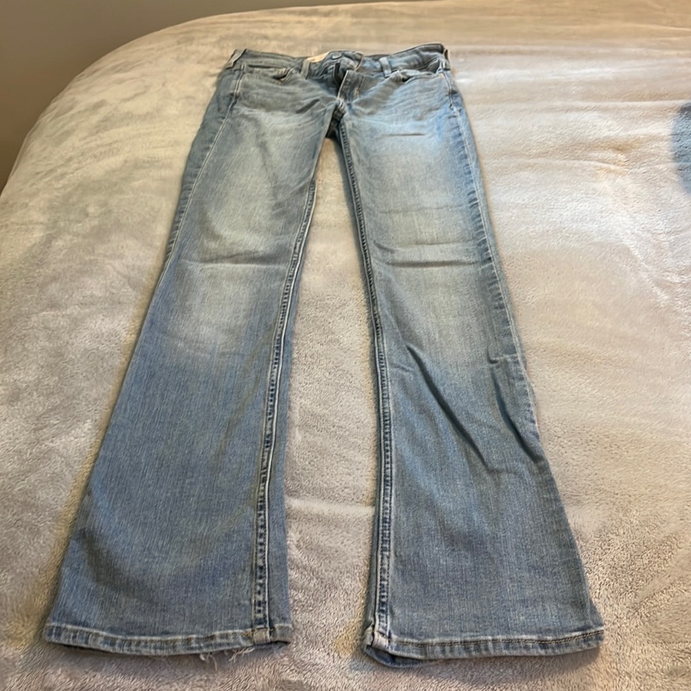 Low Rise Flare Denim Jeans
